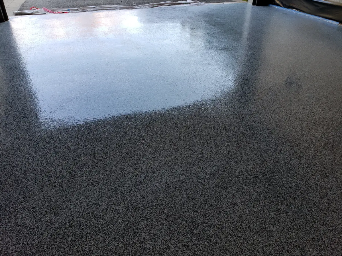 epoxy garage floor finish